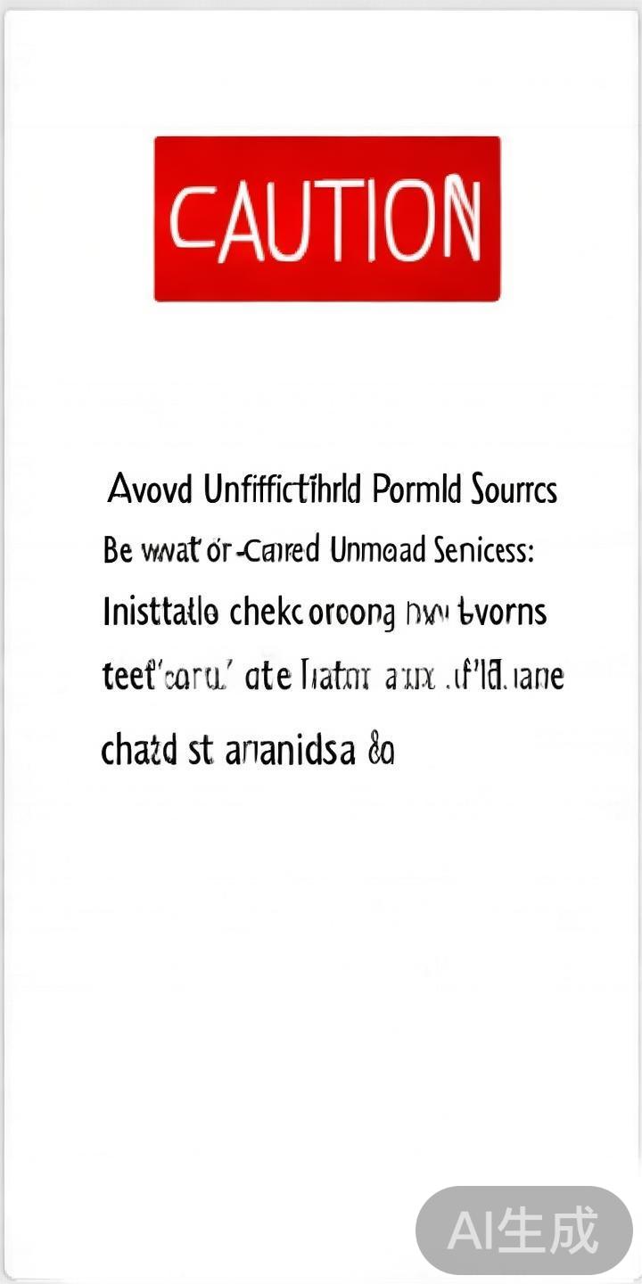 避免非正规第三方下载渠道：在避免下载“破解版”“非